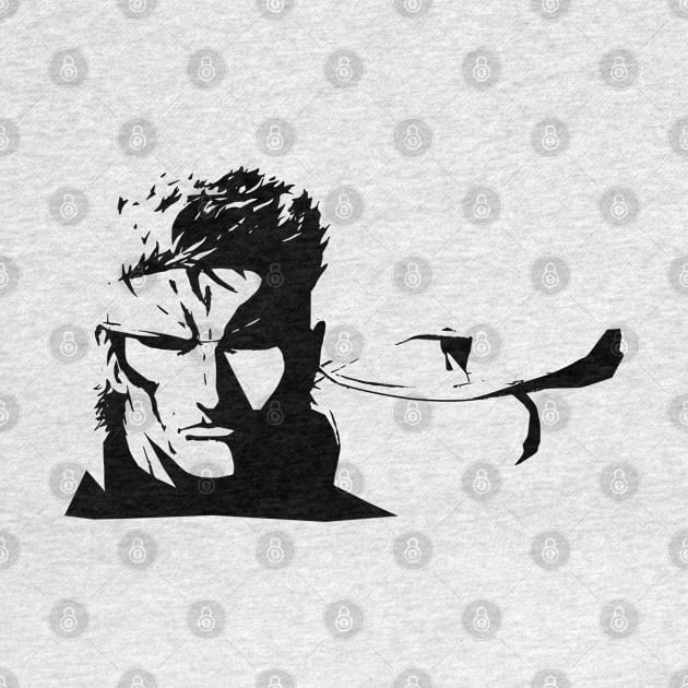 Solid Snake by TheAnchovyman